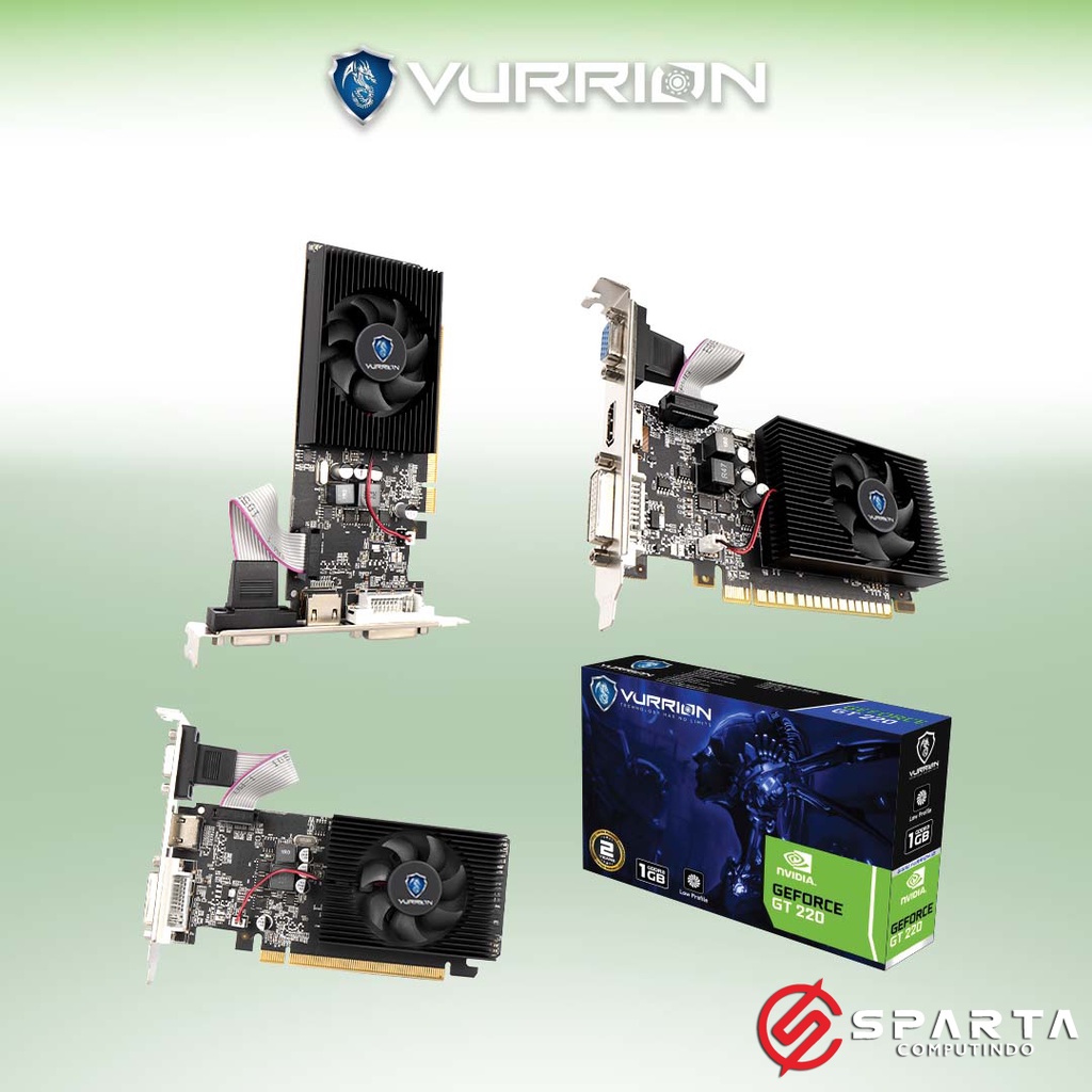 VGA Nvidia Geforce GT 220 1GB GDDR3 Vurrion New Garansi Resmi