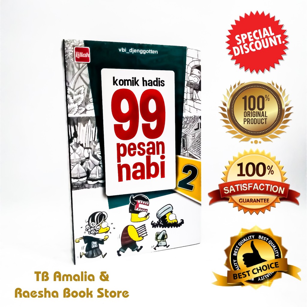 Buku Komik Hadis 99 Pesan Nabi Jilid 2 - vbi djenggotten - Edisi Pembaruan