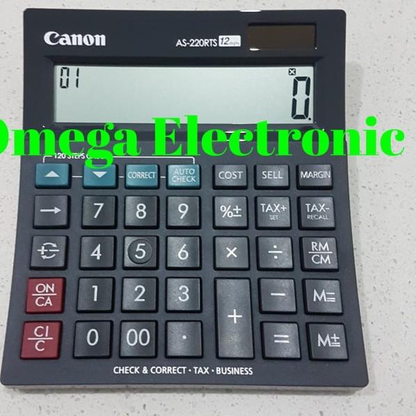 

ƒ SALE Canon AS-220RTS Calculator - Check & Correct Kalkulator Desktop Meja ƒ