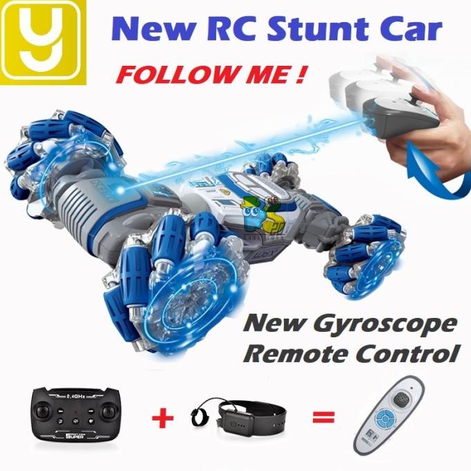 RC Gesture AI Follow Stunt Action 4WD Car Yelo