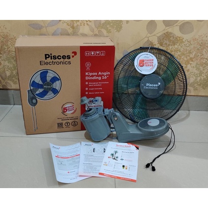 PROMO KIPAS ANGIN WALL FAN PISCES WF 1611 PRO KIPAS ANGIN DINDING