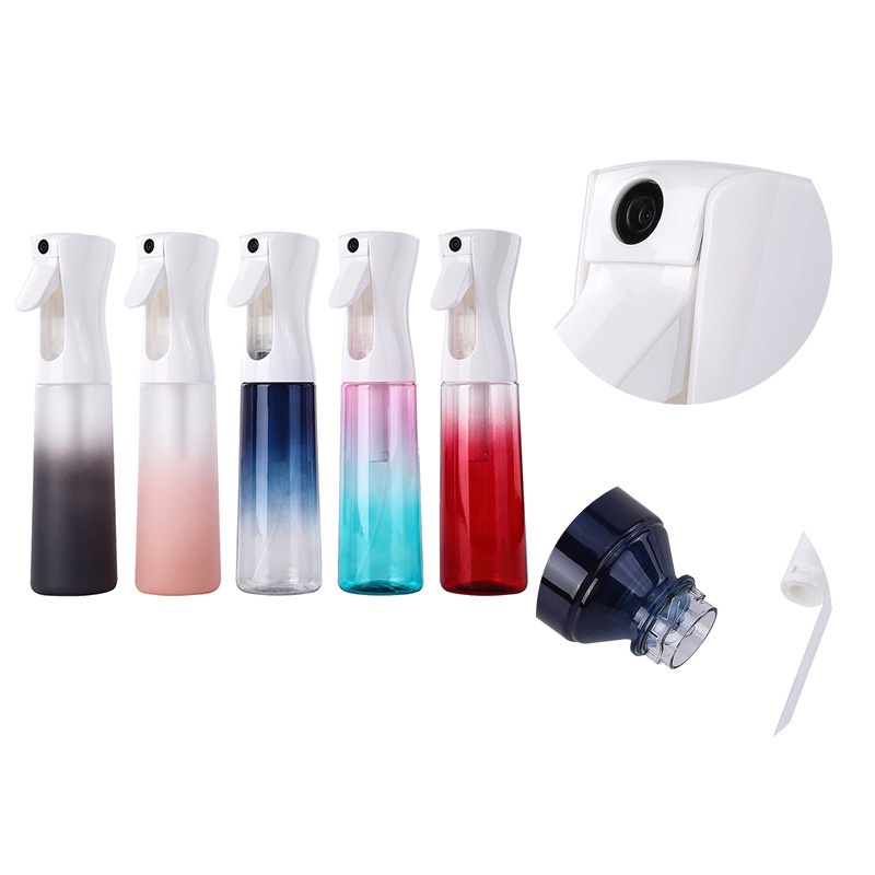 [300ml Large Empty Refillable Perfume,  Water Bottle] [Gradient Color High Pressure Continuous Spray Bottles] [Essential Oils, Perfume Traveling and Outgoing Portable Container]