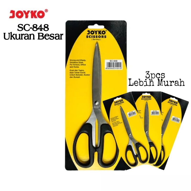 

Gunting stainless Joyko SC-848 (Promo 3pcs)