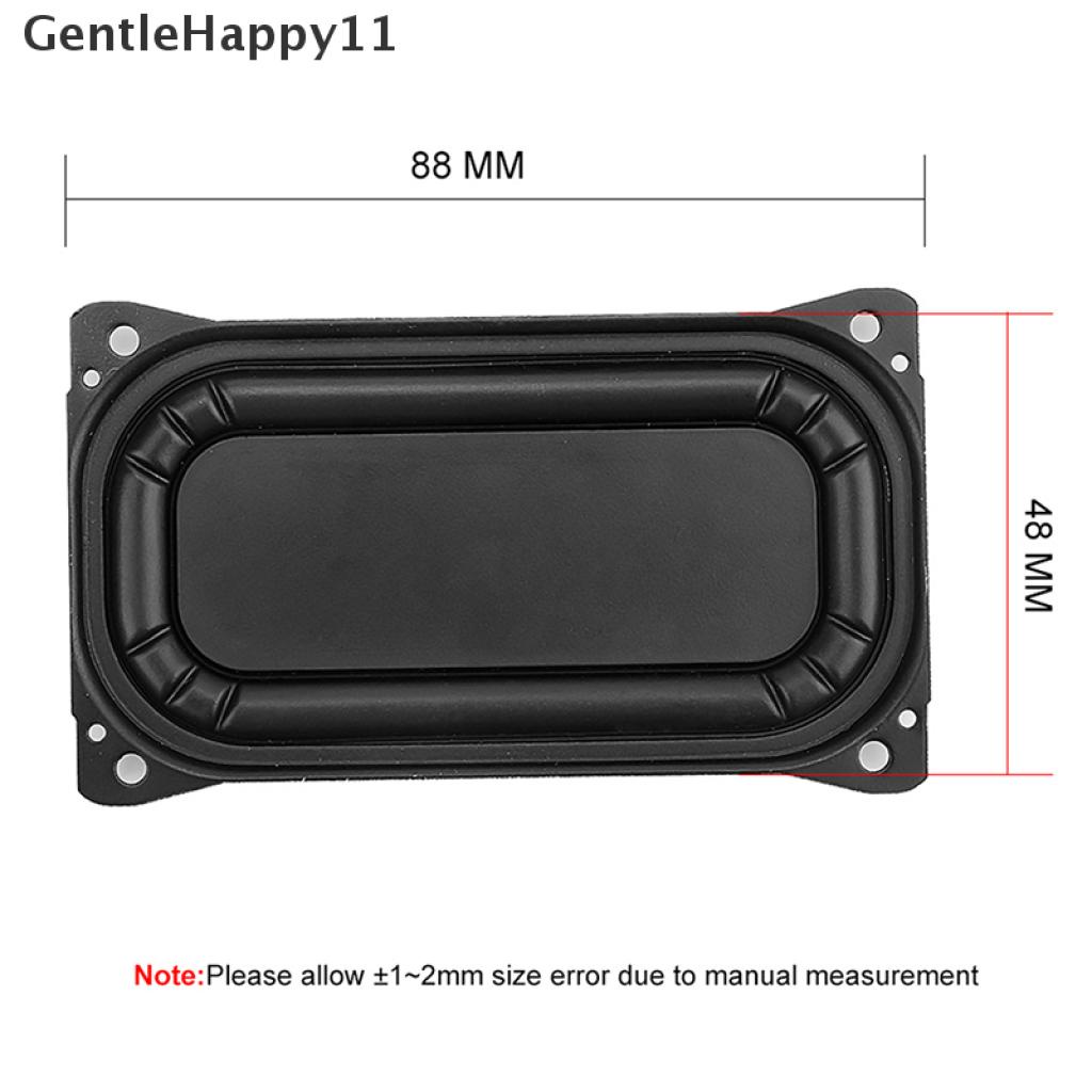 Gentlehappy 2Pcs Bass Diafragma Speaker Radiator Pasif Getar Aksesoris Untuk Audio DIY