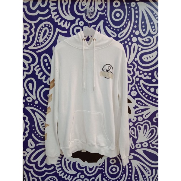 Off White Diag Coloured Arrow Zip Up Hoodie