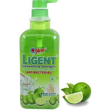 SABUN CUCI PIRING ANTI BAKTERI LIGENT 1 LITER BOTOL YURI DISHWASHING 1000 ML