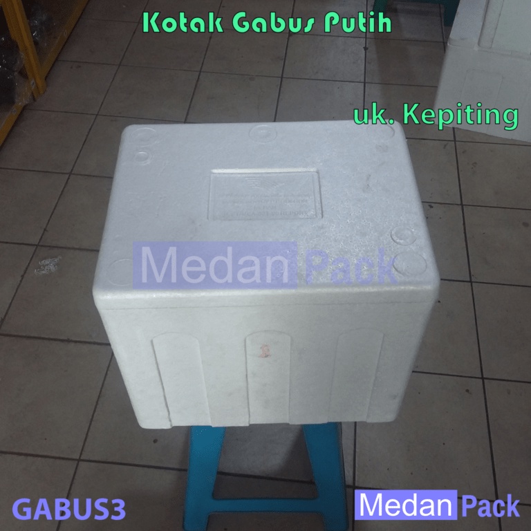 Kotak Gabus Putih Uk Kepiting
