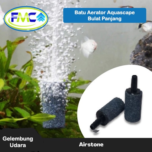 Batu Aerator Aquarium Model Panjang Besar Kecil Warna Airator Stone Aquascape Aksesoris Akuarium Gelembung Udara Airpump