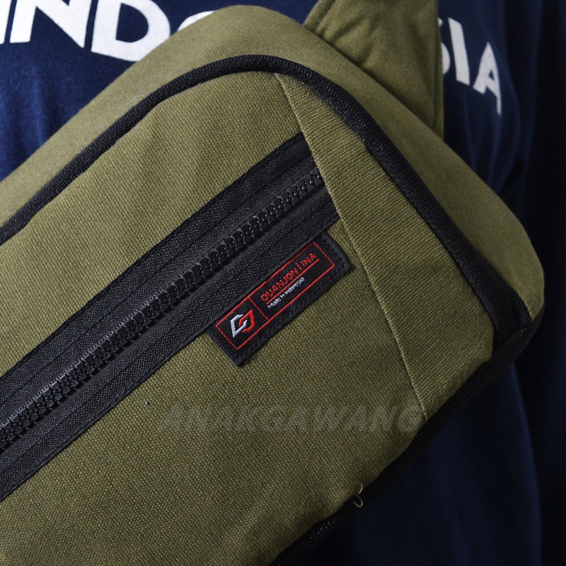 Waistbag Original Duanjon Tas Selempang Kanvas Anakgawang