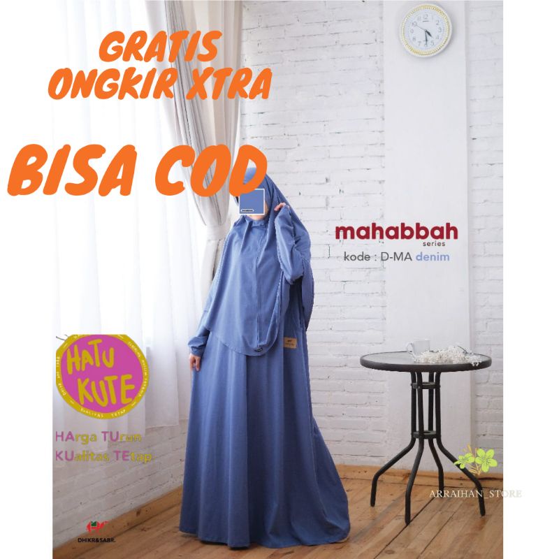 Promo Hatukute Gamis Dhikr And Sabr Mahabbah Series Denim
