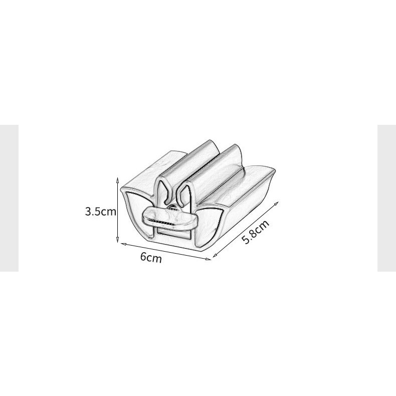 Dispenser Odol Model Roll Putar Alat Penjepit Penggulung Pasta Gigi Alat Putar Pencet Gulung Tube Krim Kosmetik Toothpaste Holder PR 16