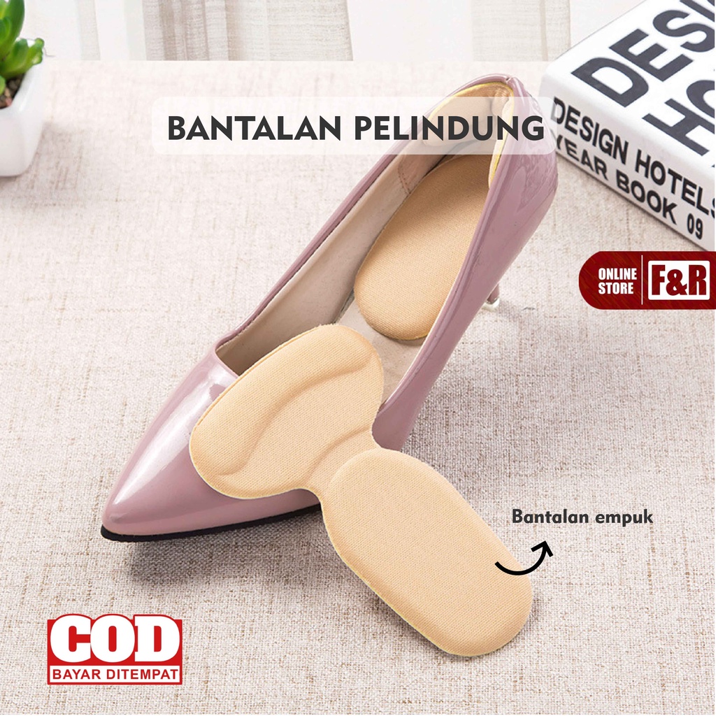 Bantalan Pelindung Tumit Dan Mata Kaki T-Shaped Insole Shoes Pad