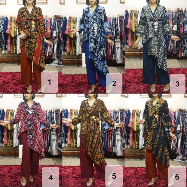 BLOUSE TENUN IKAT ETHNIC TRADISIONAL BAJU TENUN IKAT