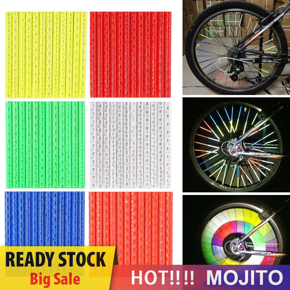 Mojito 12pcs / Set Strip Reflektor Jari-Jari Sepeda Gunung