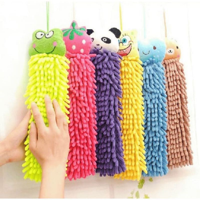 LAP TANGAN HANDUK GANTUNG KARAKTER BINATANG / HAND TOWEL 20*25cm LAP TANGAN HANDUK KARAKTER BINATANG LUCU HAND TOWEL GANTUNG DAPUR IMPORT MURAH Lap Tangan Gantung Karakter - Hand Towel karakter Lucu