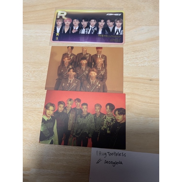 ateez group card fellowship & treasure