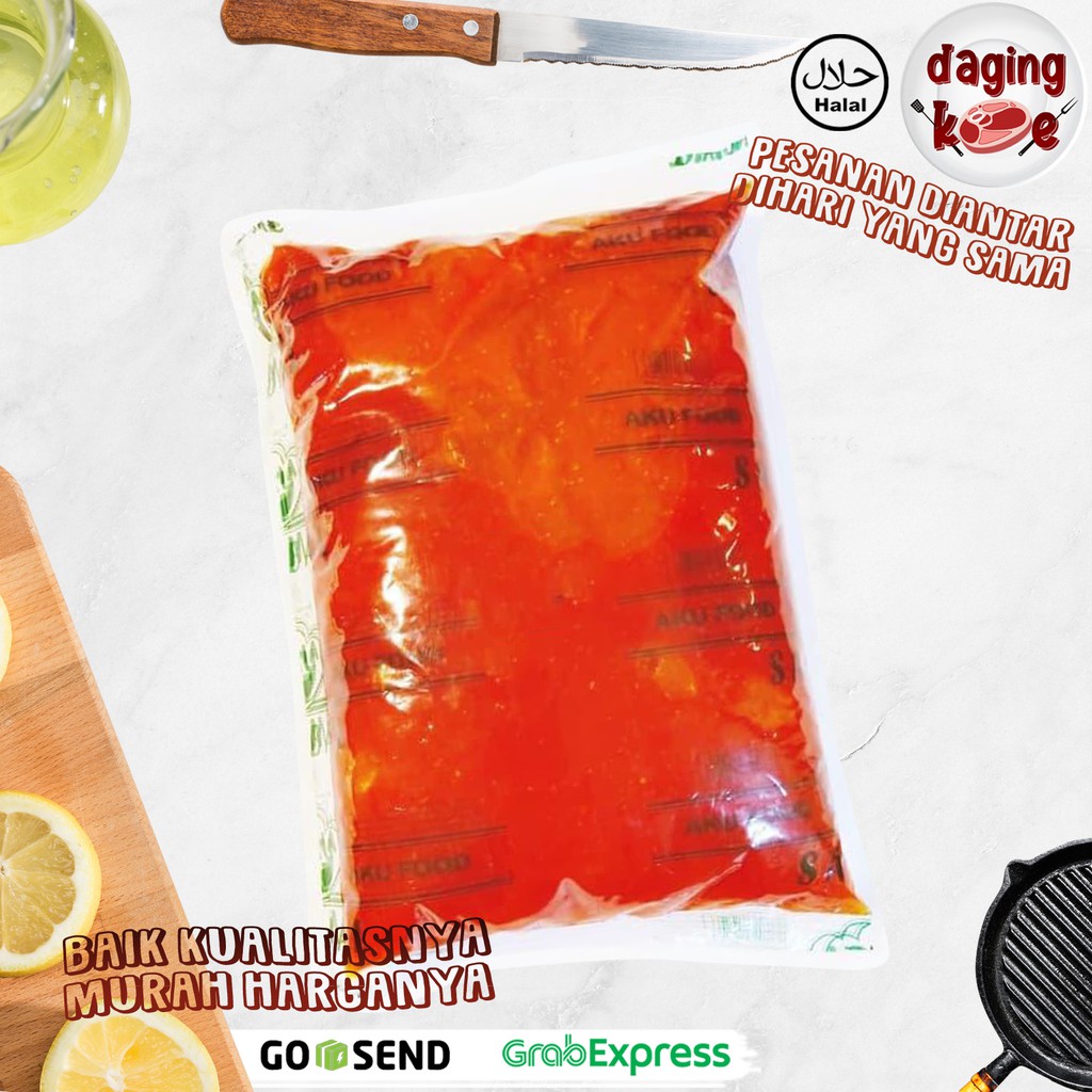 

SAUS SAMBAL AKU FOOD KEMASAN 1 Kg DK087