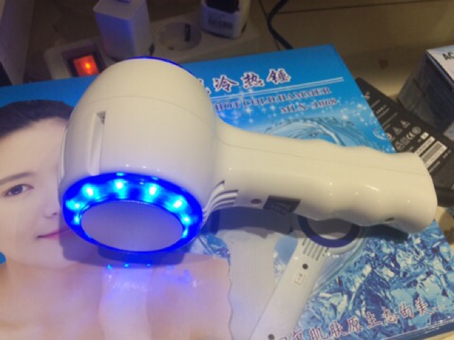 Blue Photon Hot &amp; Cold Hammer / Strika Wajah /Sinar Photon / Alat Facial / Relaxsasi wajah &amp; Massage