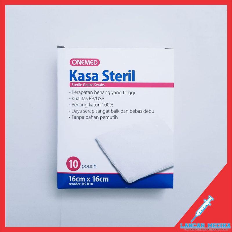 KASA STERIL ONEMED 16X16CM Shopee Indonesia