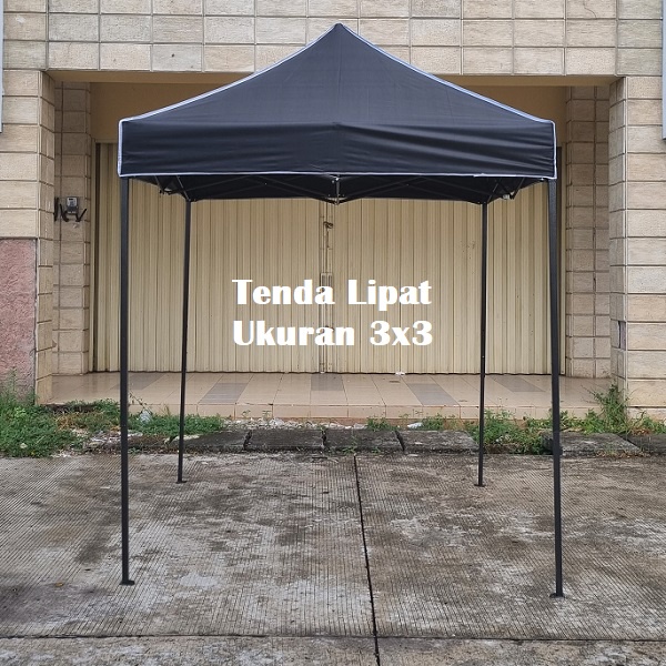 Tenda Lipat Ukuran 3x3 Besi Petak / Tenda Matic / Folding Tent