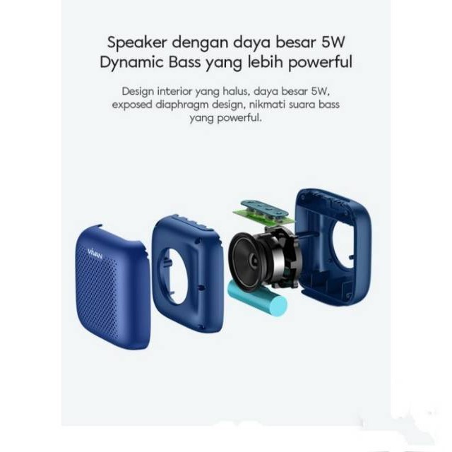 Speaker Bluetooth Vivan VS1 Waterproof Outdoor Speaker Aktif Mini