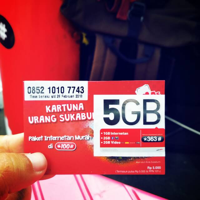 Kartu kuota telkomsel 5GB