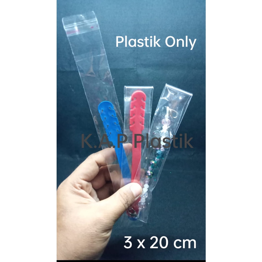 

Plastik Opp Seal Uk. 3x20 cm/Tebal 06/32 Micron/100 pcs