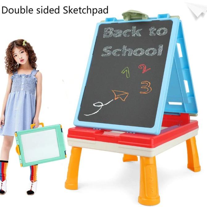 

Bayi Gambar Papan Lipat Anak-anak Lukisan Papan Tulis Portable