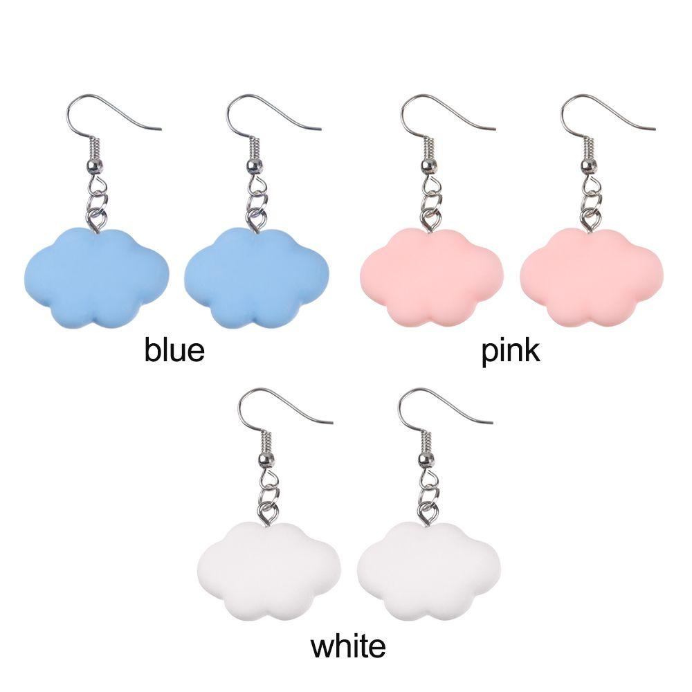 Preva Anting Awan Lucu Perhiasan Pesta Drop Earrings Drop Menjuntai Kartun