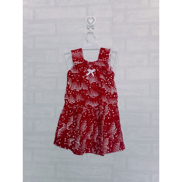 Dress Anak Katun Rayon size 1 s.d 2 thn