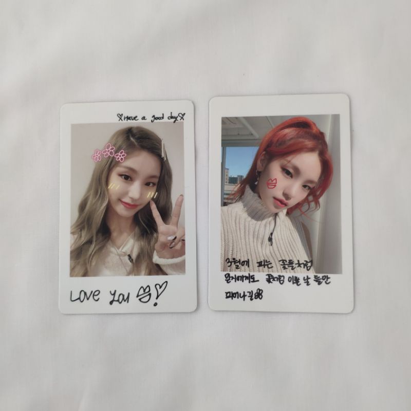 [READY] (Read Description) ITZY Yeji Photocard No Bad Days Polaroid February March Febuari Maret