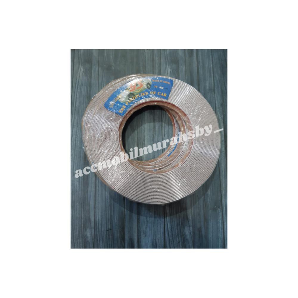 LIS KROM / List Body Moulding Chrome 8MM , 10MM , 12MM x 15 Meter