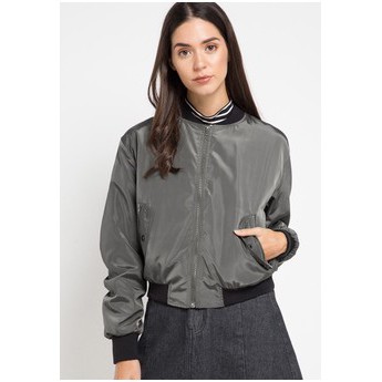 Tolliver Jaket Bomber Wanita / Women Basic Bomber Jacket