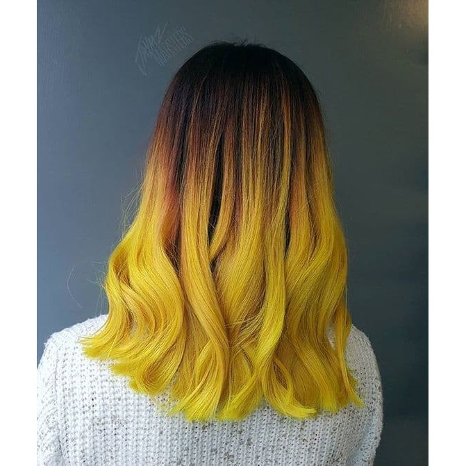 COLORE FRESCO LEMON CAT RAMBUT KUNING BAHAN DASAR AIR TANPA TAMBAHAN DEVELOPER