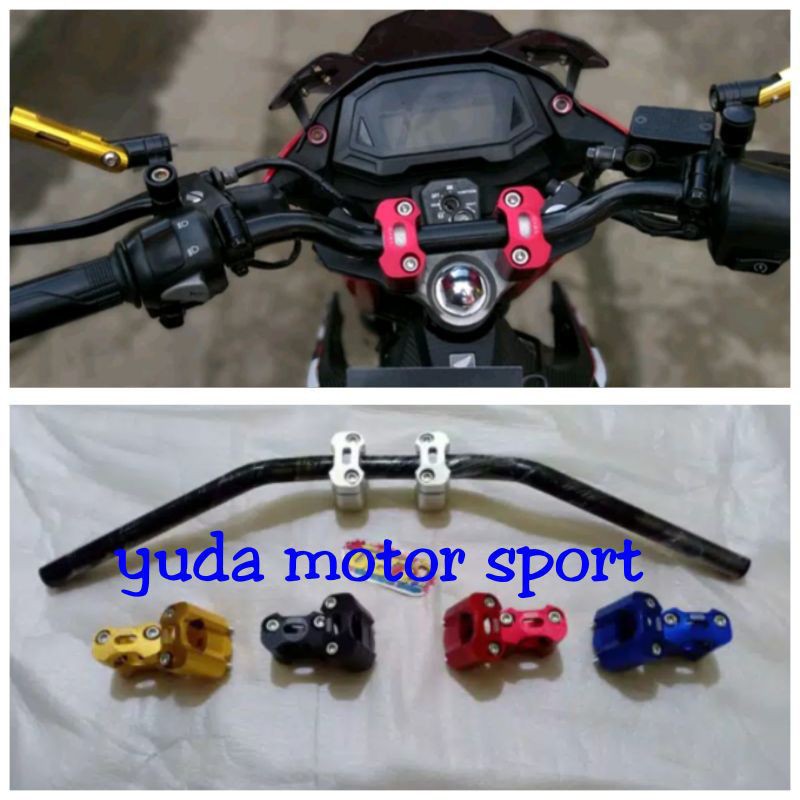 Stang RZR raiser CNC vixion CB150 RX'king Fu