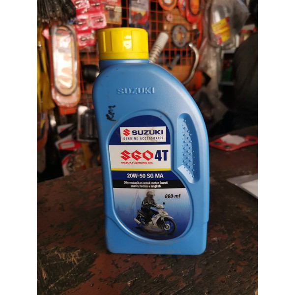OLI MESIN SUZUKI SMASH SHOGUN SPIN DLL ORIGINAL SGO 800 ML 20W-50 SG MA