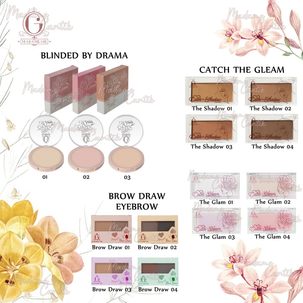 ✿ MADAME ✿ MADAME GIE BLINDED BY DRAMA HIGHLIGHTER MADAMEGIE BROW DRAW CATCH THE GLEAM