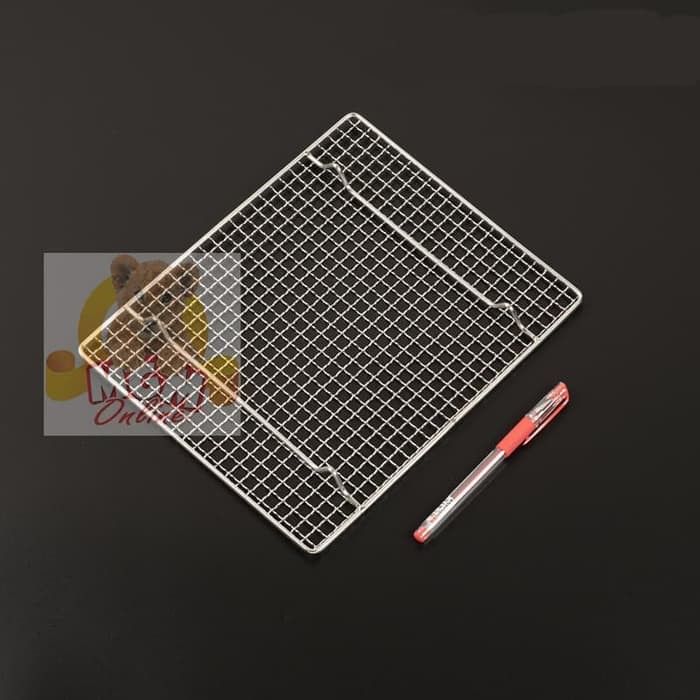 40x25 Stainless Wire Mesh Peniris gorengan / BBQ grill / tatakan kue