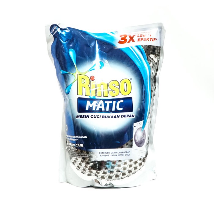 

TERLARIS !!! RINSO MATIC LIQ FRONT LOAD POUCH 1.6LT