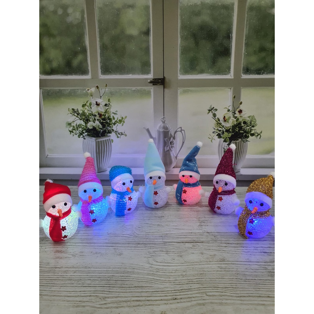 laristerus79 BONEKA SALJU frozen salju olaf topi lampu natal B003