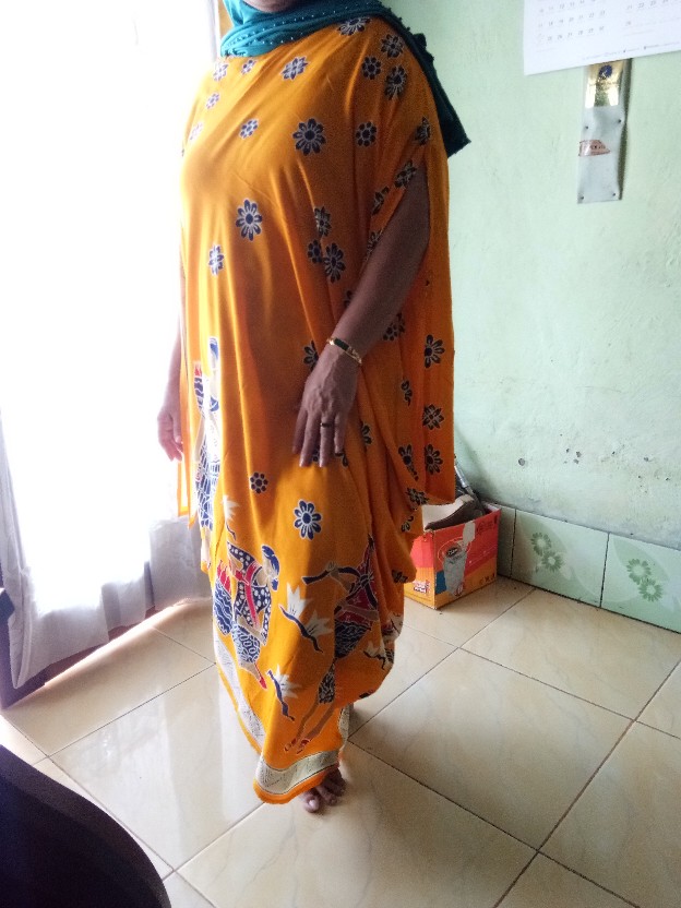 Restock Dress Batik Katun Paris Kaftan Batik Asimetris Ori Zein Asli Batik Solo