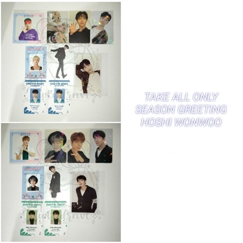 [BOOKED] SEASON GREETING 2018 2020 2021 2022 HOSHI WONWOO SG 18 20 21 22 TRIO MAUNG SEVENTEEN