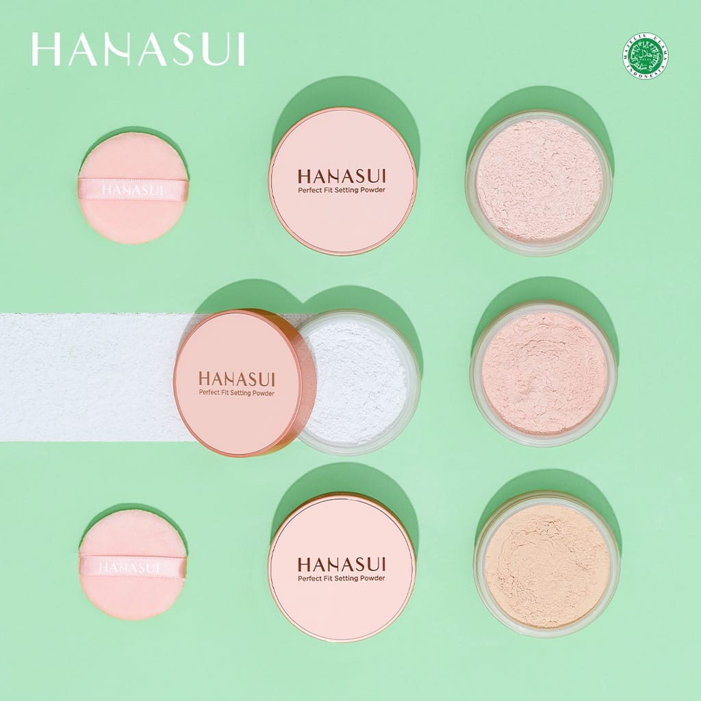 Hanasui Perfect Fit Setting Powder 12Gr (NEW)