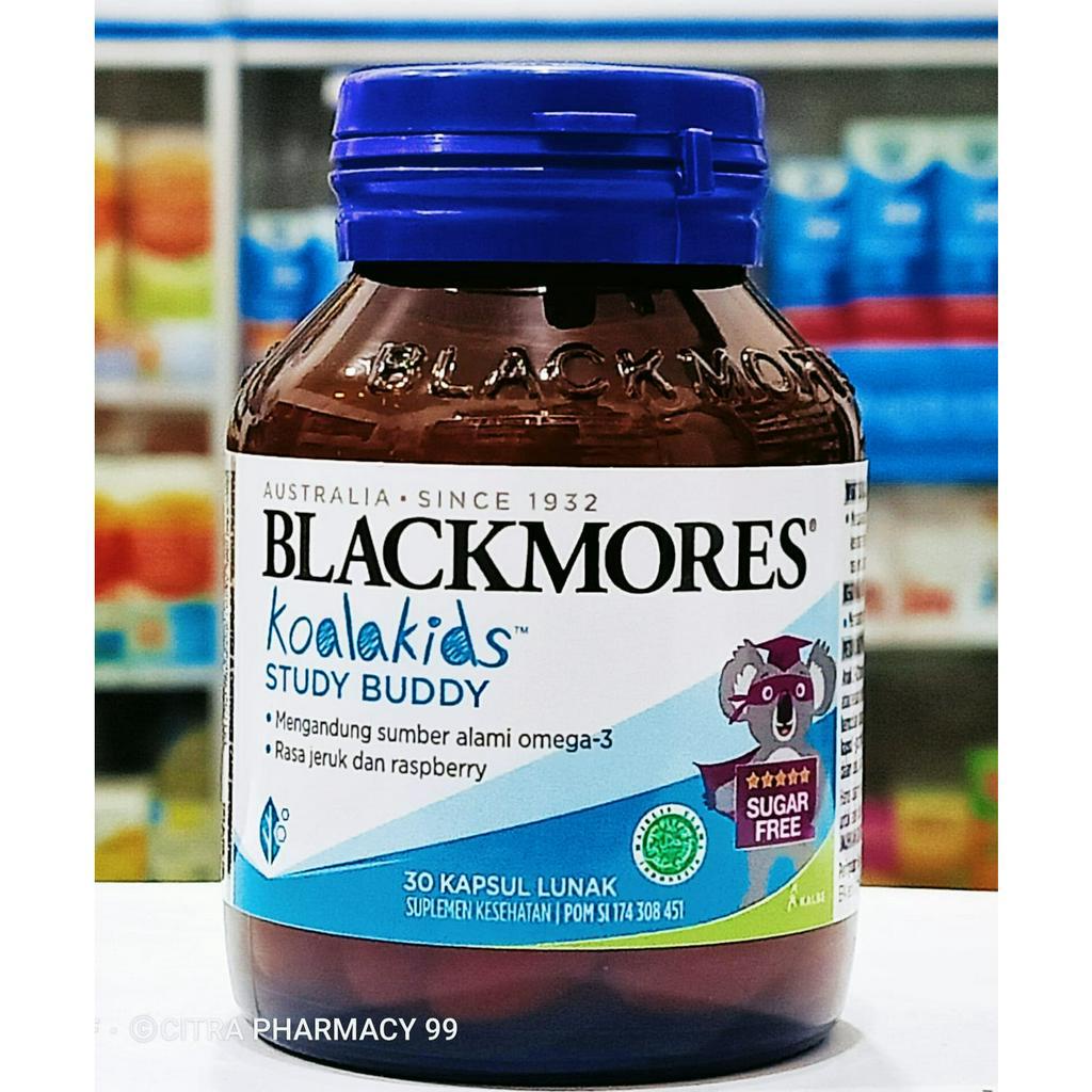 Blackmores 𝐊𝐨𝐚𝐥𝐚 𝐊𝐢𝐝𝐬 𝐒𝐭𝐮𝐝𝐲 𝐁𝐮𝐝𝐝𝐲 isi 30 Kapsul - Vitamin Otak Anak