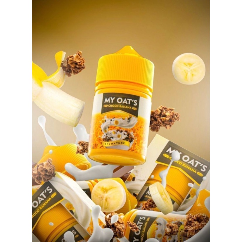 MY OAT'S NEW E-LIQUID CHOCO BANANA OATS AUTHENTIC 60ML