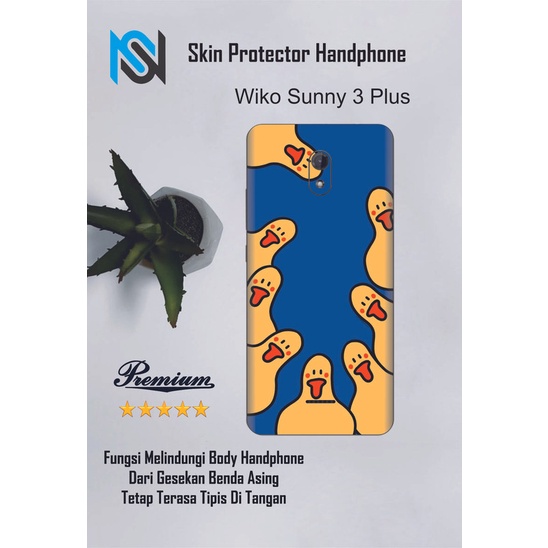 2pcs Garskin HP Wiko Sunny 3 plus Motif tr - Custom motif via chat