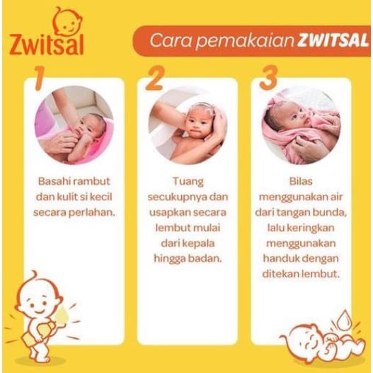 Zwitsal Baby Bath Hair And Body Natural Aloe Vera Refill 450 ml