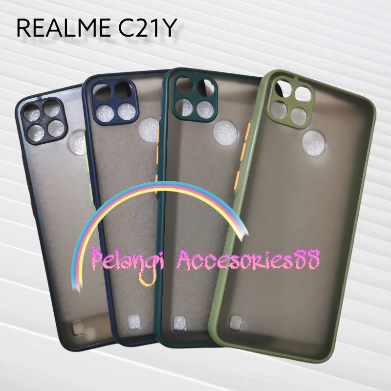 CASE REALME C21Y / C25Y  SOFTCASE CASE DOVE CASE FULL COLOUR