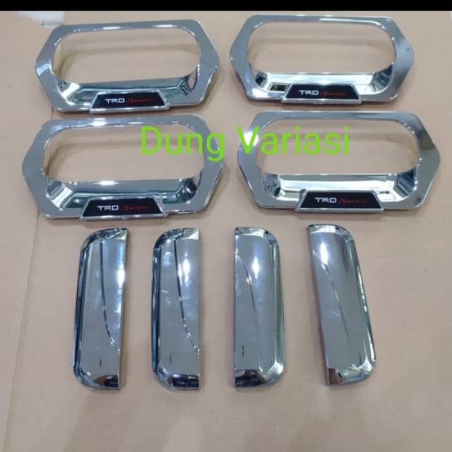 Paket outer dan handle mobil Avanza/ Xenia vvti chrome trd  model baru