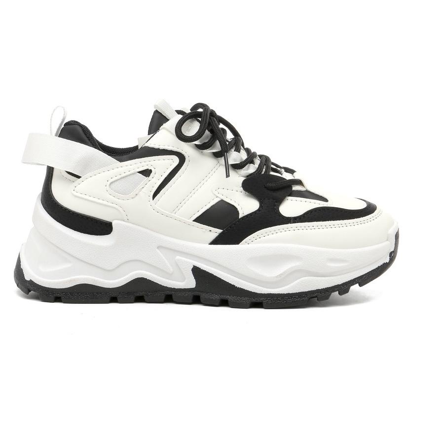 Paling Disukai.. PVN Jeonghan Sepatu Sneakers Wanita Sport Shoes Black 605